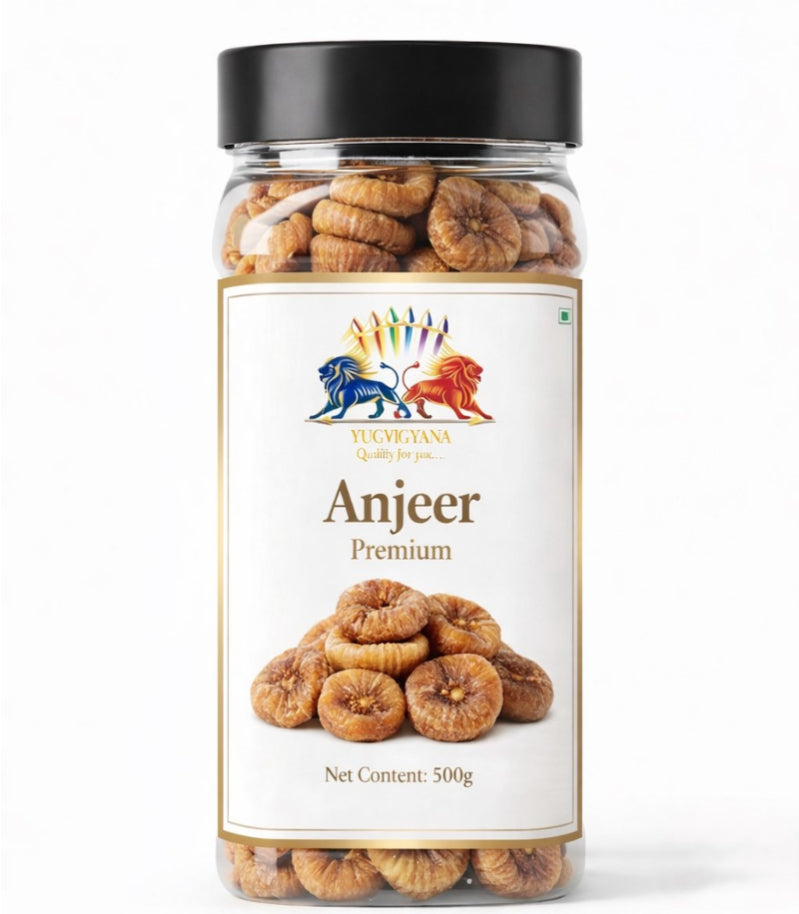 MVB YUGVIGYANA Anjeer (Dried Figs) Premium – 500 g