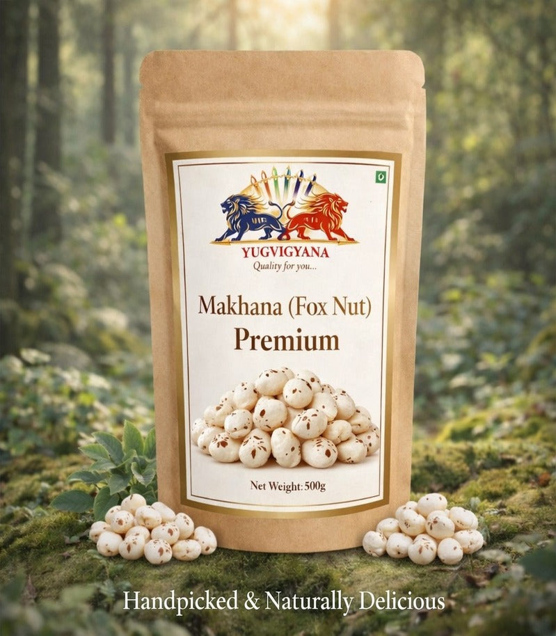 MVB YUGVIGYANA Makhana (Fox Nut) Premium – 500 g