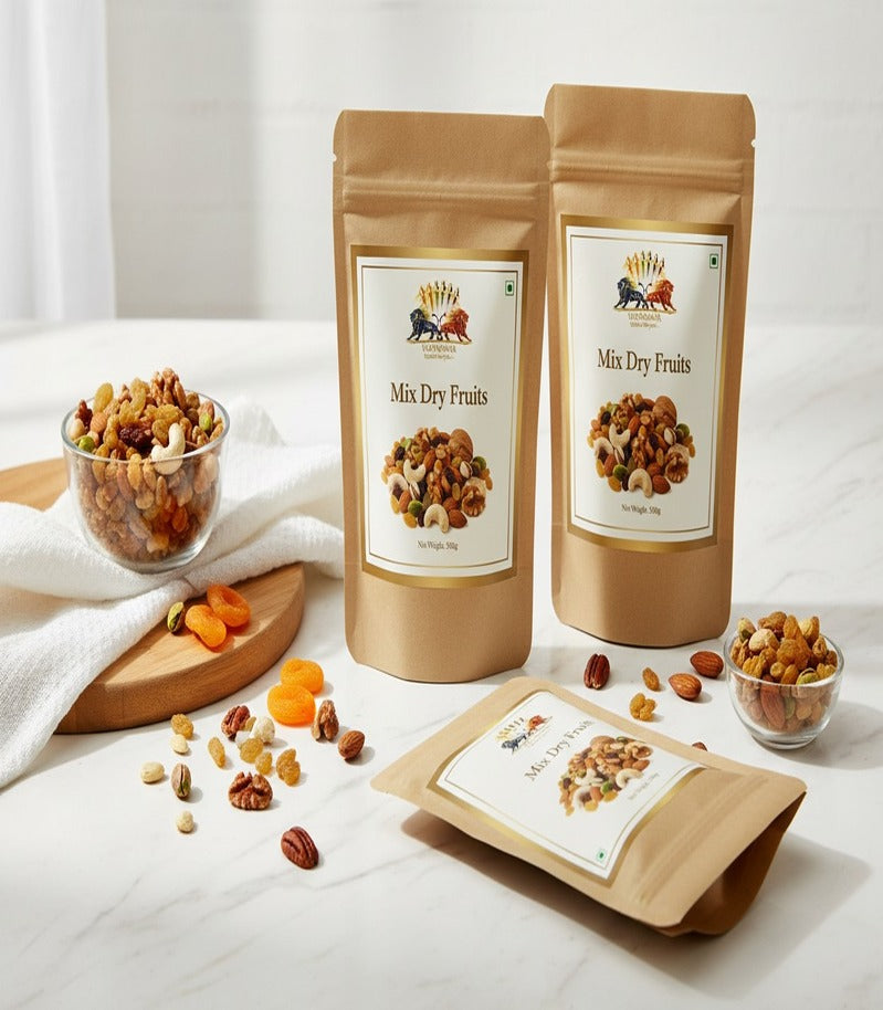 MVB YUGVIGYANA Mix Dry Fruits – 1 kg Jar