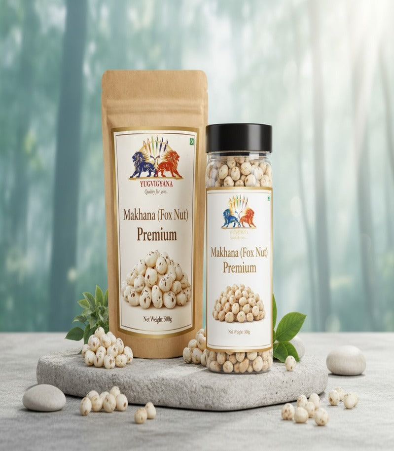 MVB YUGVIGYANA Makhana (Fox Nut) Premium – 500 g
