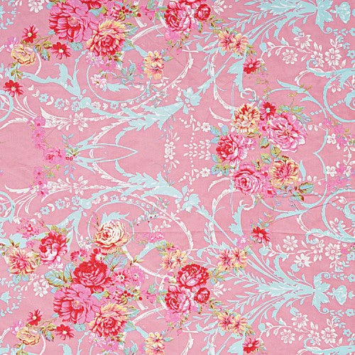 Rose Garden Bliss Double Bedsheet | 160 TC Poly Cotton | 2 Pillow Covers