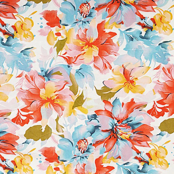 Exotic Island Flare Double Bedsheet with Pillow