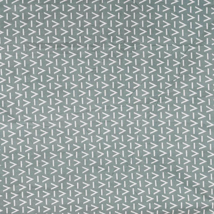 Aqua Serenity Leaf Double Bedsheet | 160 TC Poly Cotton | 2 Pillow Covers