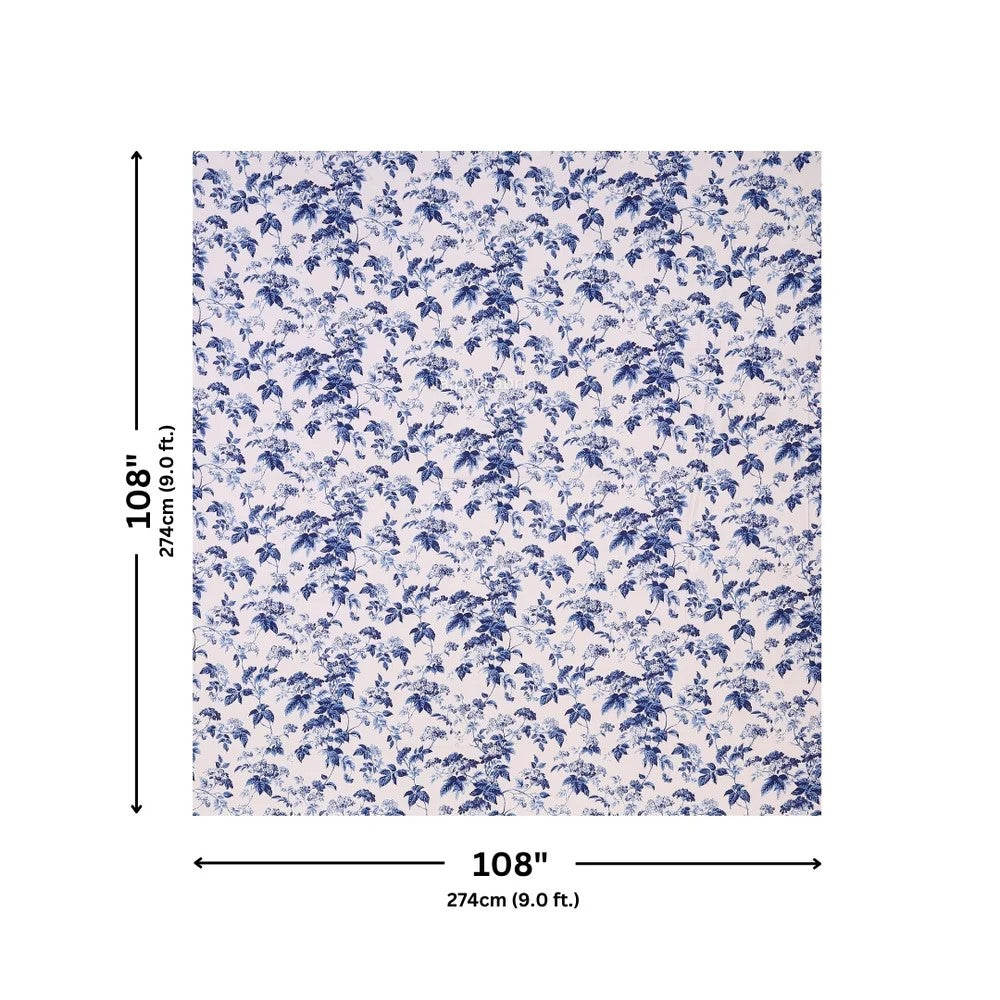 Blue Floral King Bedsheet Set – 240 TC | KBS | MVB Yugvigyana