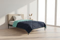 Reversible microfiber comforter for single bed - lightweight 300 GSM all-season quilt
