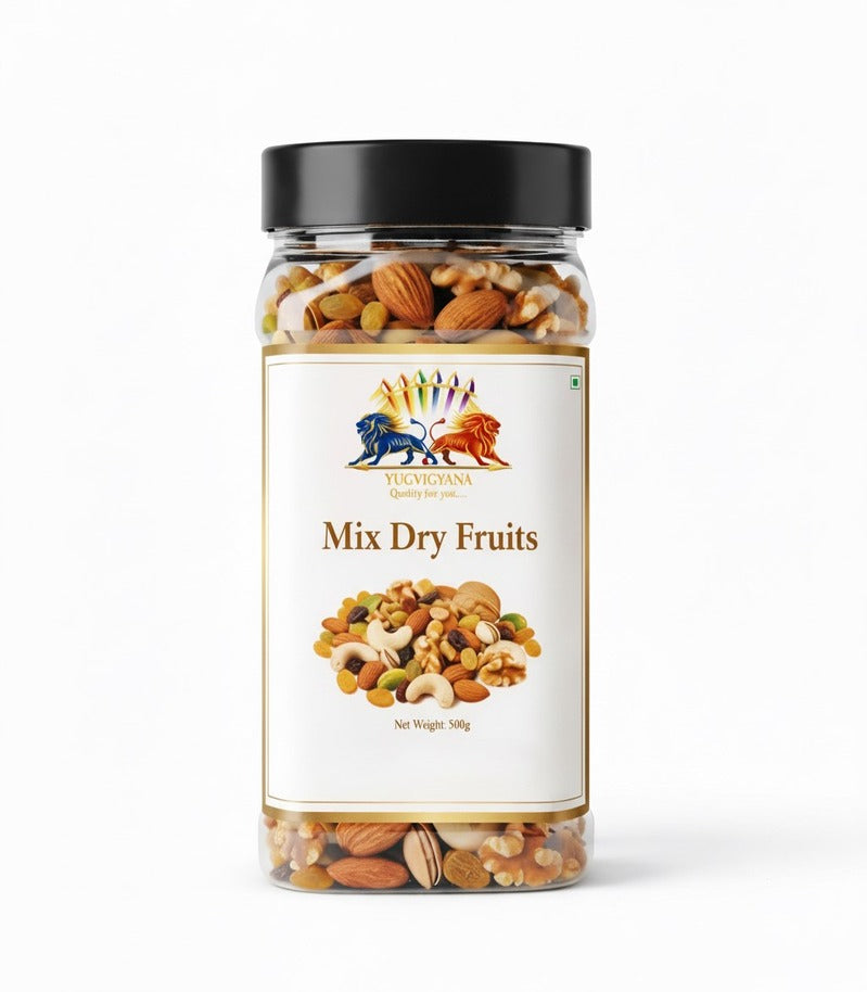 MVB YUGVIGYANA Mix Dry Fruits – 1 kg Jar