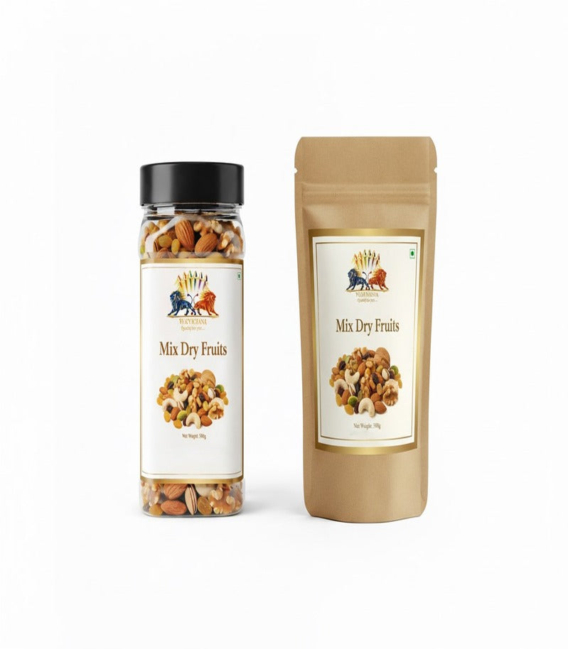 MVB YUGVIGYANA Mix Dry Fruits – 1 kg Jar