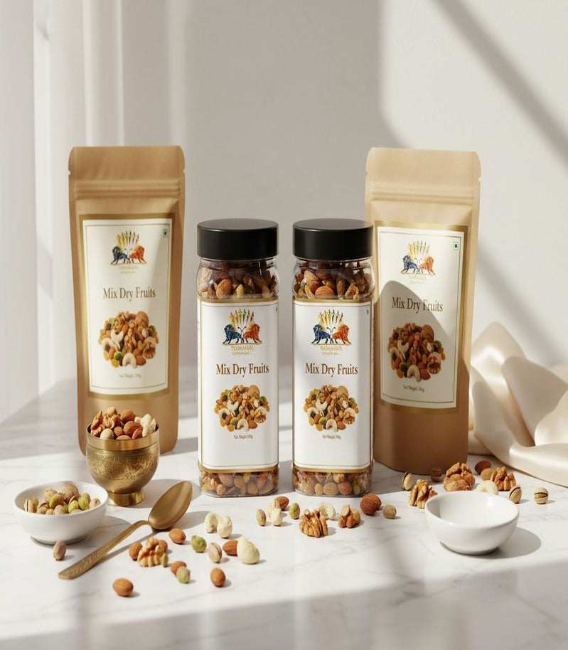 MVB YUGVIGYANA Mix Dry Fruits – 1 kg Jar
