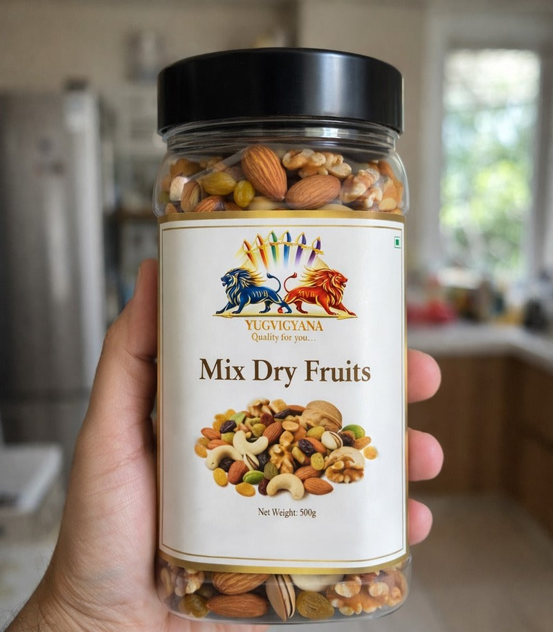 MVB YUGVIGYANA Mix Dry Fruits – 1 kg Jar