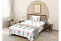 Pure comfort cotton single bedsheet - soft breathable premium fabric India
