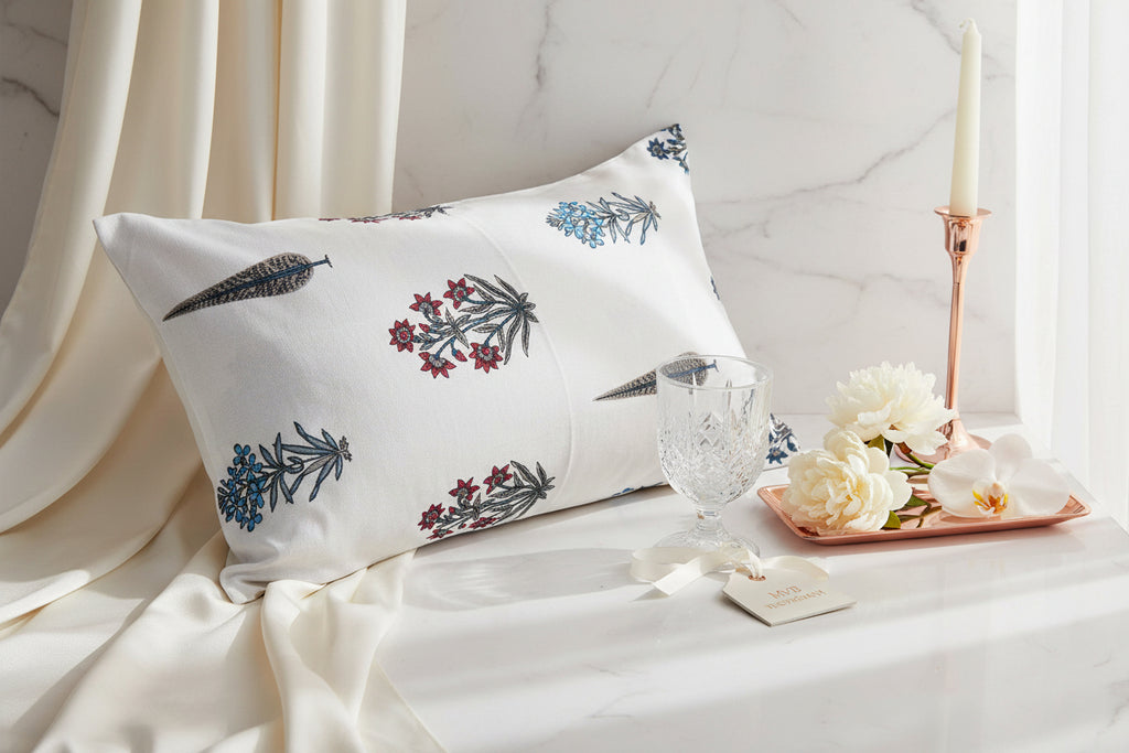 Pure comfort cotton single bedsheet close-up - soft texture premium cotton
