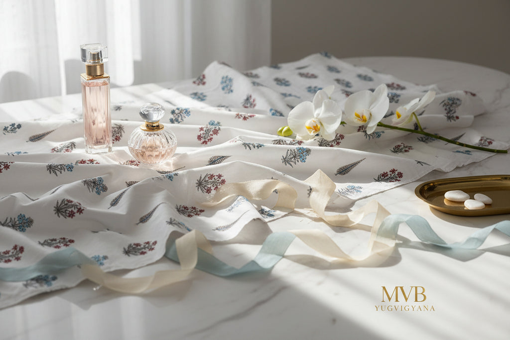 Pure comfort single bedsheet fabric detail - 100% natural cotton India

