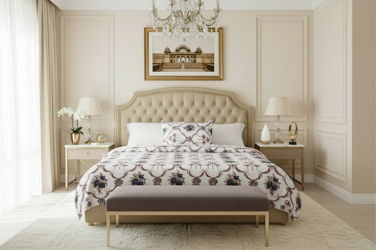 Soft premium cotton single bedsheet - comfortable quality bedding
