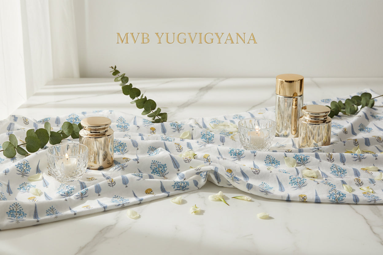 Classic white cotton bedsheet fabric detail - 100% pure cotton India
