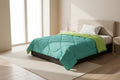 Soft touch microfiber quilt for single bed - lightweight breathable all-season bedding