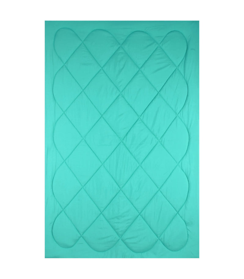 Microfiber single bed quilt in neutral color - soft touch premium quality