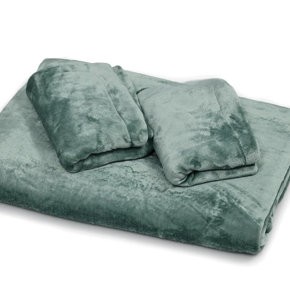 MVB Premium Velvet Comfort Double Bedsheet (100x100 Inch) | 150 GSM | With 2 Pillow Covers