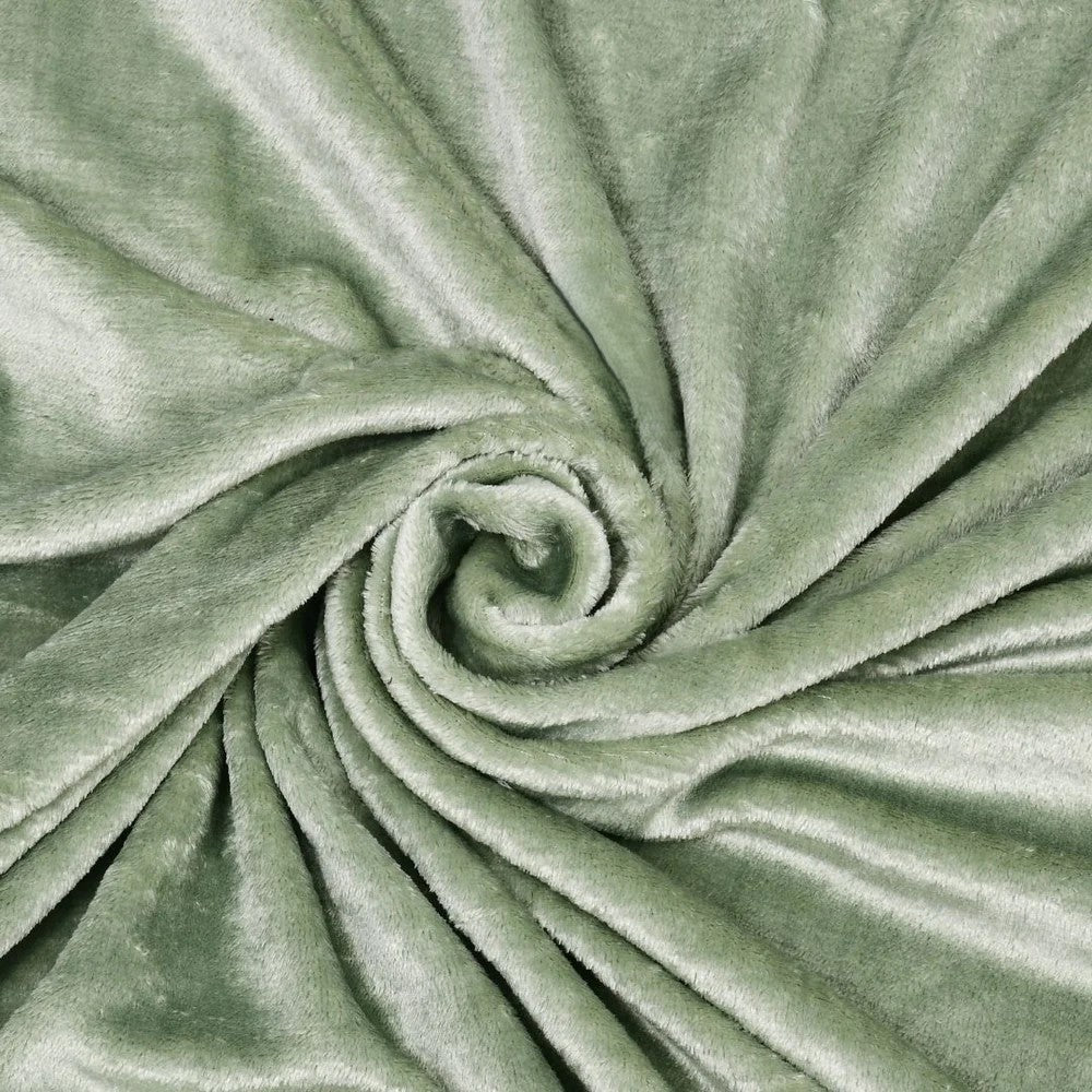MVB Serene Sage Green Velvet Fabric Close-up Texture