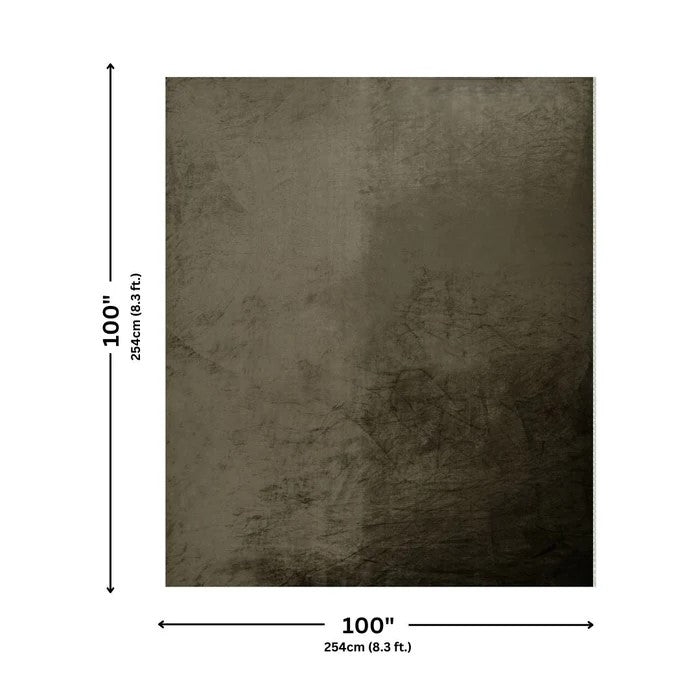 MVB Deep Olive Green Super Soft Velvet Double Bedsheet (100x100 Inch) | 150 GSM | With 2 Pillow Covers