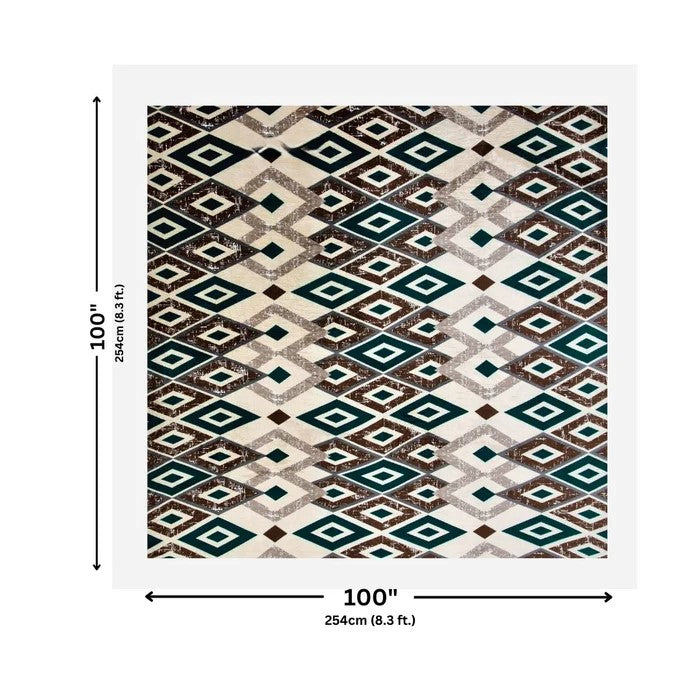 MVB Modern Diamond Mosaic Super Soft Velvet Double Bedsheet