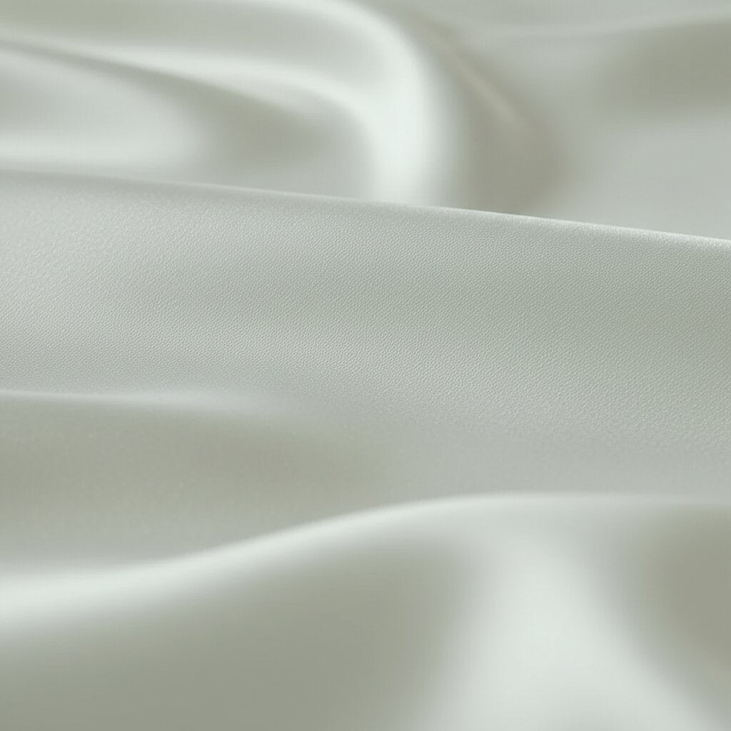 MVB UltraSatin Silk Flat Double Bedsheet | Beige Mint | 1 Flat Sheet + 2 Pillow Covers