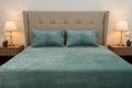 MVB Premium Velvet Comfort Double Bedsheet (100x100 Inch) | 150 GSM | With 2 Pillow Covers