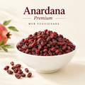 Premium illustrative image of red dried anardana seeds for MVB YUGVIGYANA