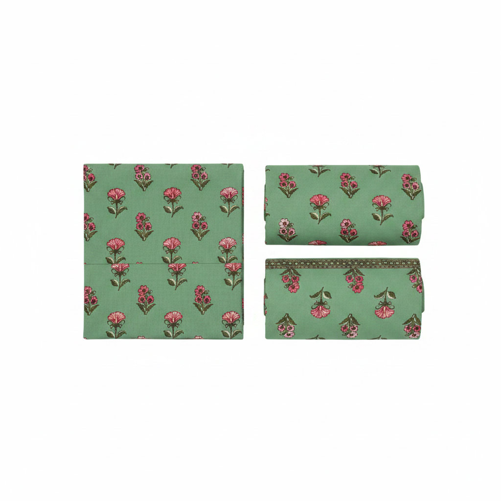 Sage Green Bedsheet - Package