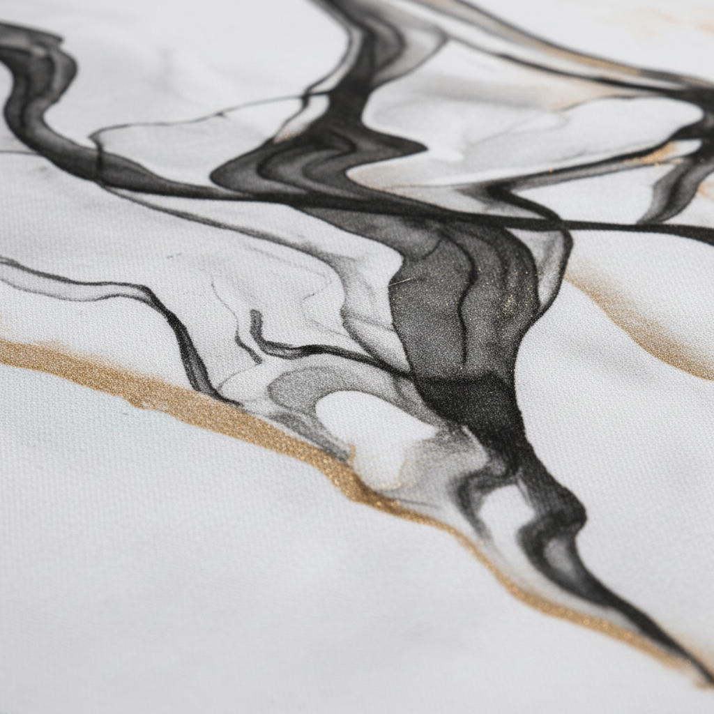 Jet Stone Current Double Bedsheet close up fabric detail