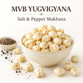 Illustrative salt and pepper makhana concept in a cream bowl, MVB YUGVIGYANA