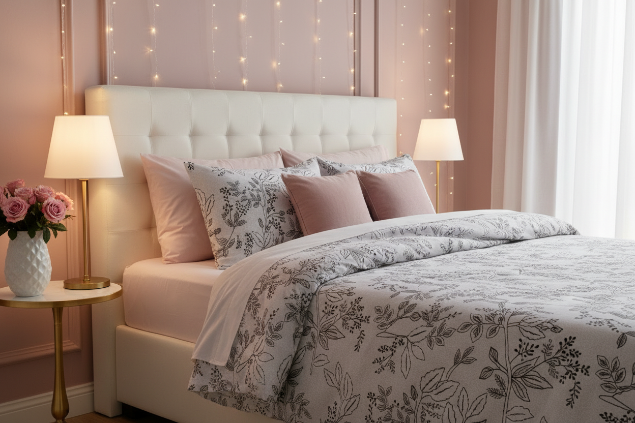 Lifestyle 6 - Blush Pink Romantic Room