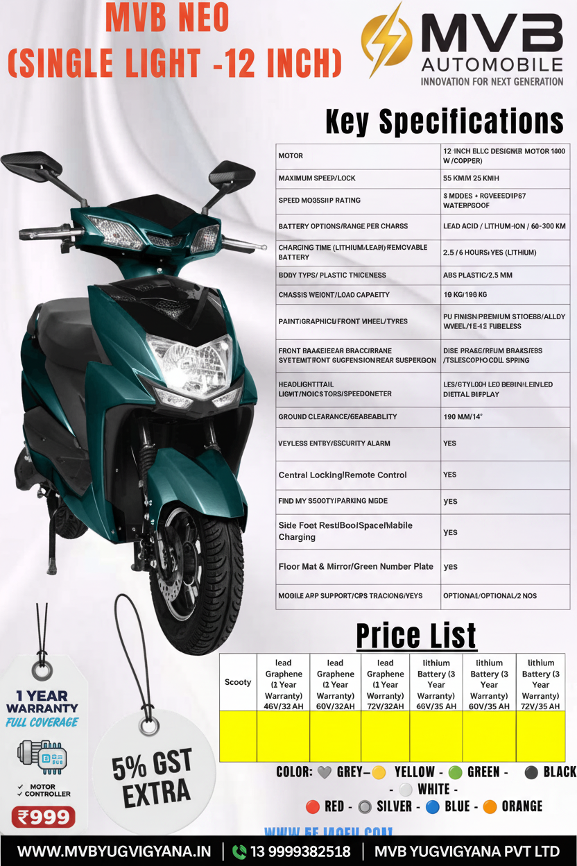 MVB NEO - Clean Catalogue Image