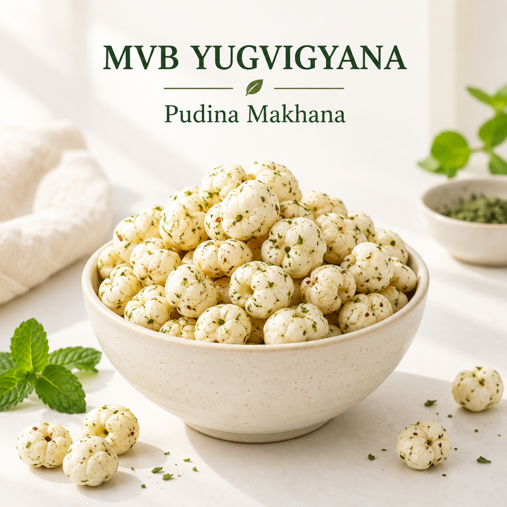 MVB pudina makhana concept image