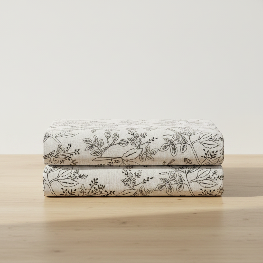 Neatly Folded Bedsheet