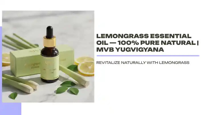 Lemongrass Essential Oil &mdash; 100% Pure Natural | MVB YUGVIGYANA by@Outfy