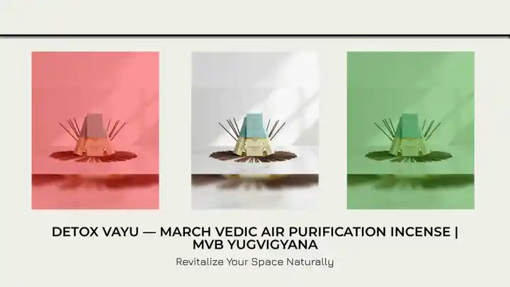 Detox Vayu &mdash; March Vedic Air Purification Incense | MVB YUGVIGYANA by@Outfy