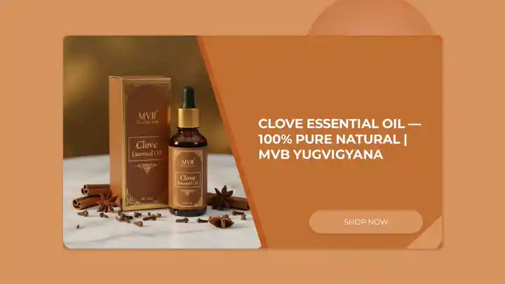 Clove Essential Oil &mdash; 100% Pure Natural | MVB YUGVIGYANA by@Outfy