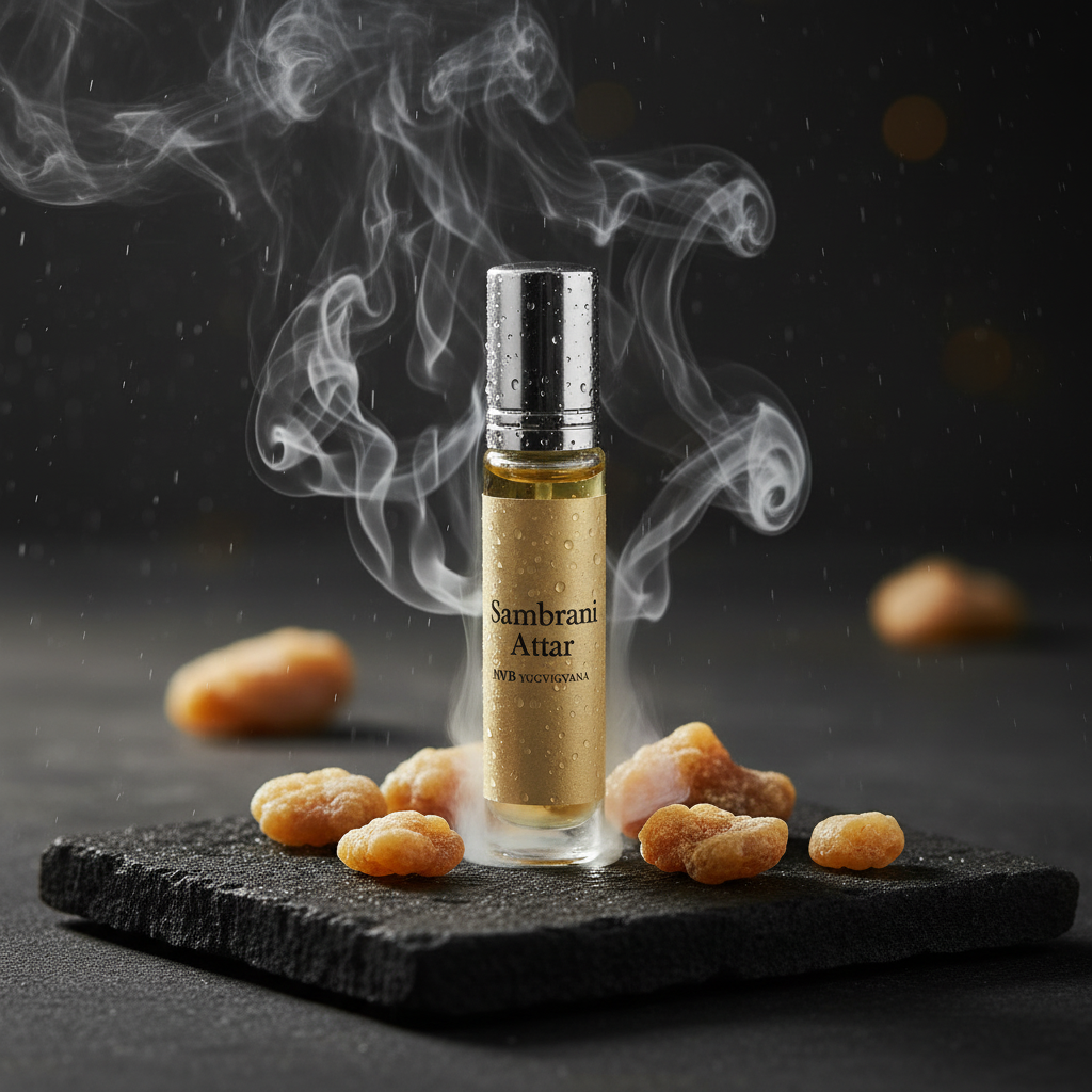 Sambrani Attar — Pure Natural Chemical-Free Roll-On Fragrance | MVB YUGVIGYANA