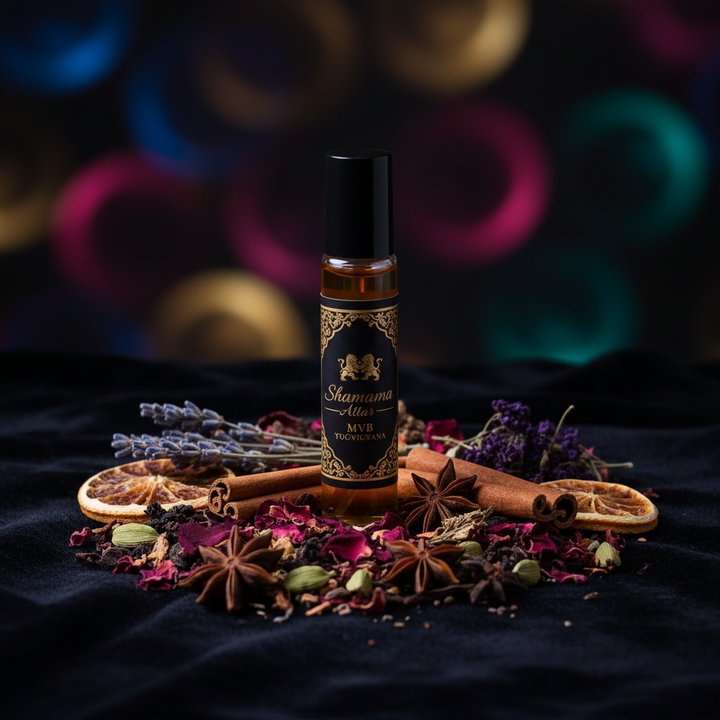 Shamama Attar — Royal Multi-Herb Chemical-Free Roll-On Fragrance | MVB YUGVIGYANA